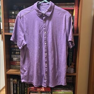 Apt. 9 Men's Casual Lavender Button Down Shirt
